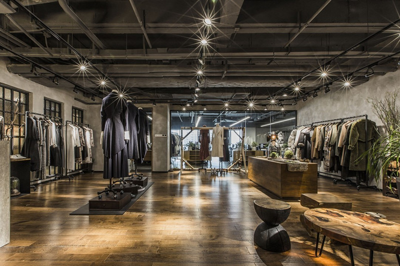 1600平米服裝設計銷售公司辦公室裝潢實景